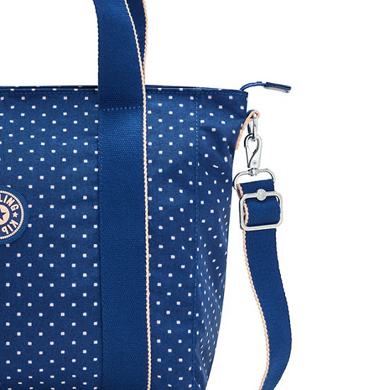 Kipling Asseni Small Printed Tote Çanta Mavi | TR 1748KO